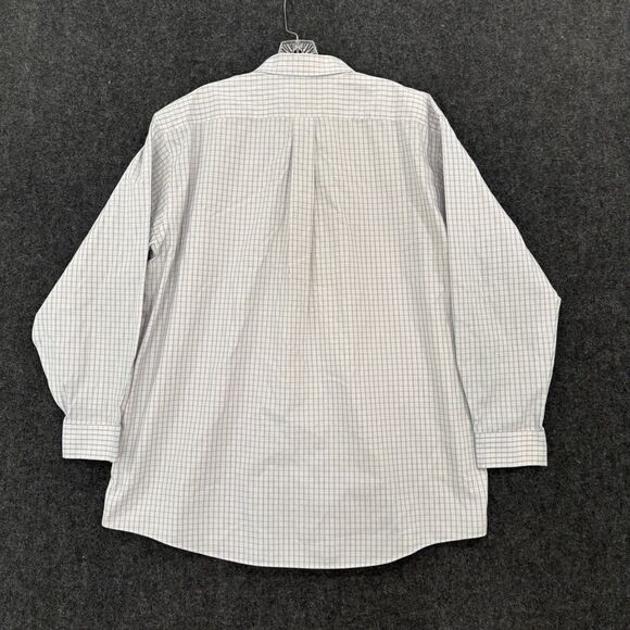 L.L.Bean Pinpoint Shirt Men's 17-33 White Wrinkle Resistant Traditional Fit - Picture 4 of 8